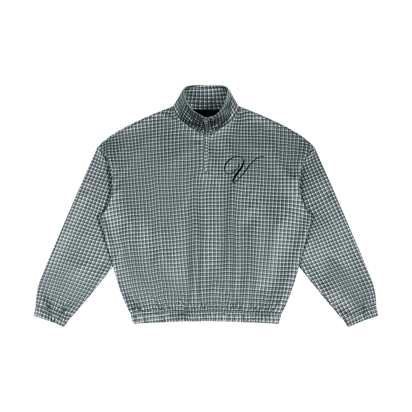 VIOR Montclair Plaid Quarter-Zip
