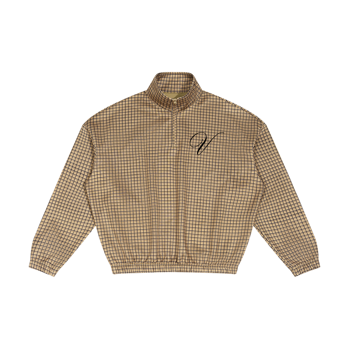 VIOR Montclair Plaid Quarter-Zip
