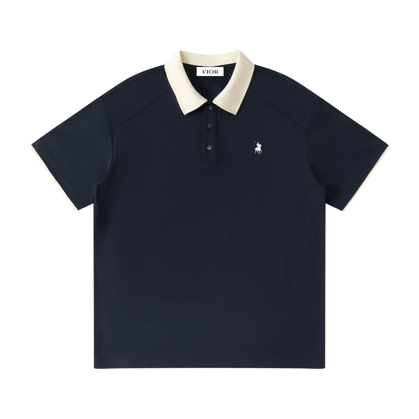 Vior Polo Club Signature Contrast Collar Polo