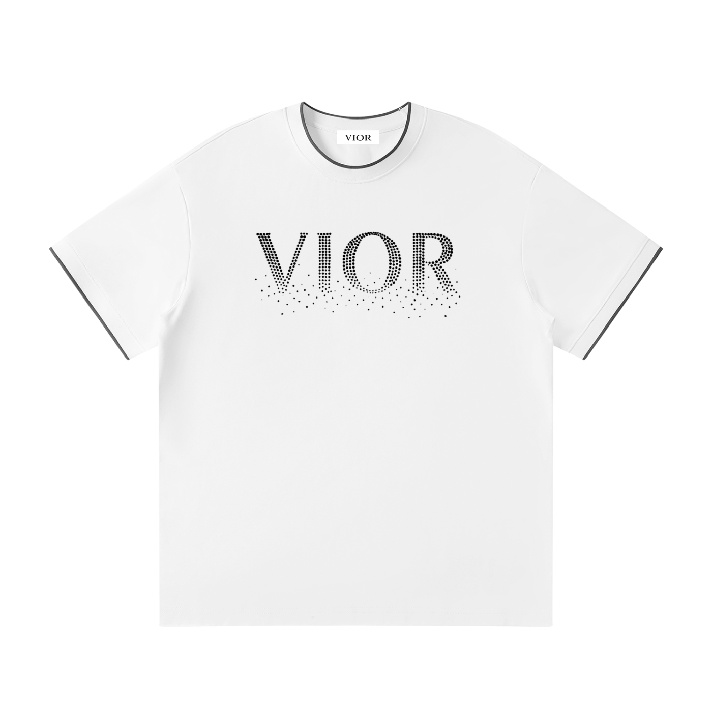 VIOR Signature Fade Tee – White