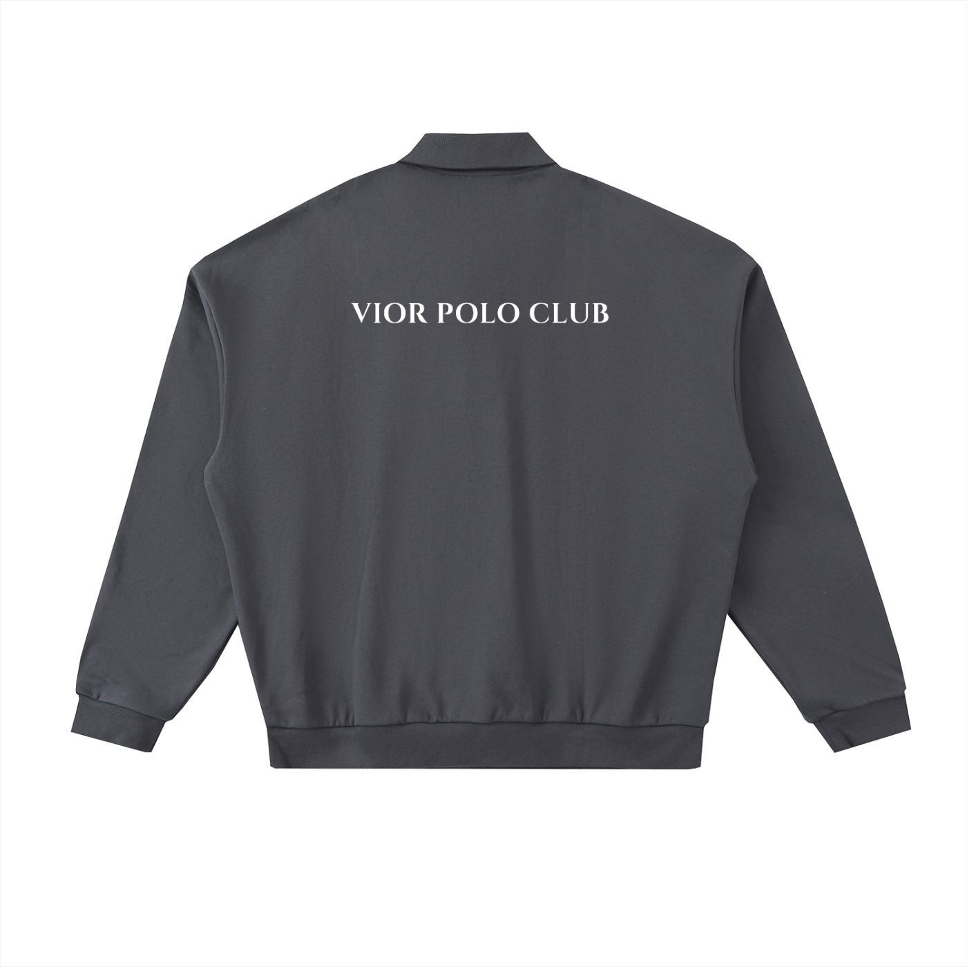 Vior Polo Club Heavyweight Fleece Polo Sweatshirt