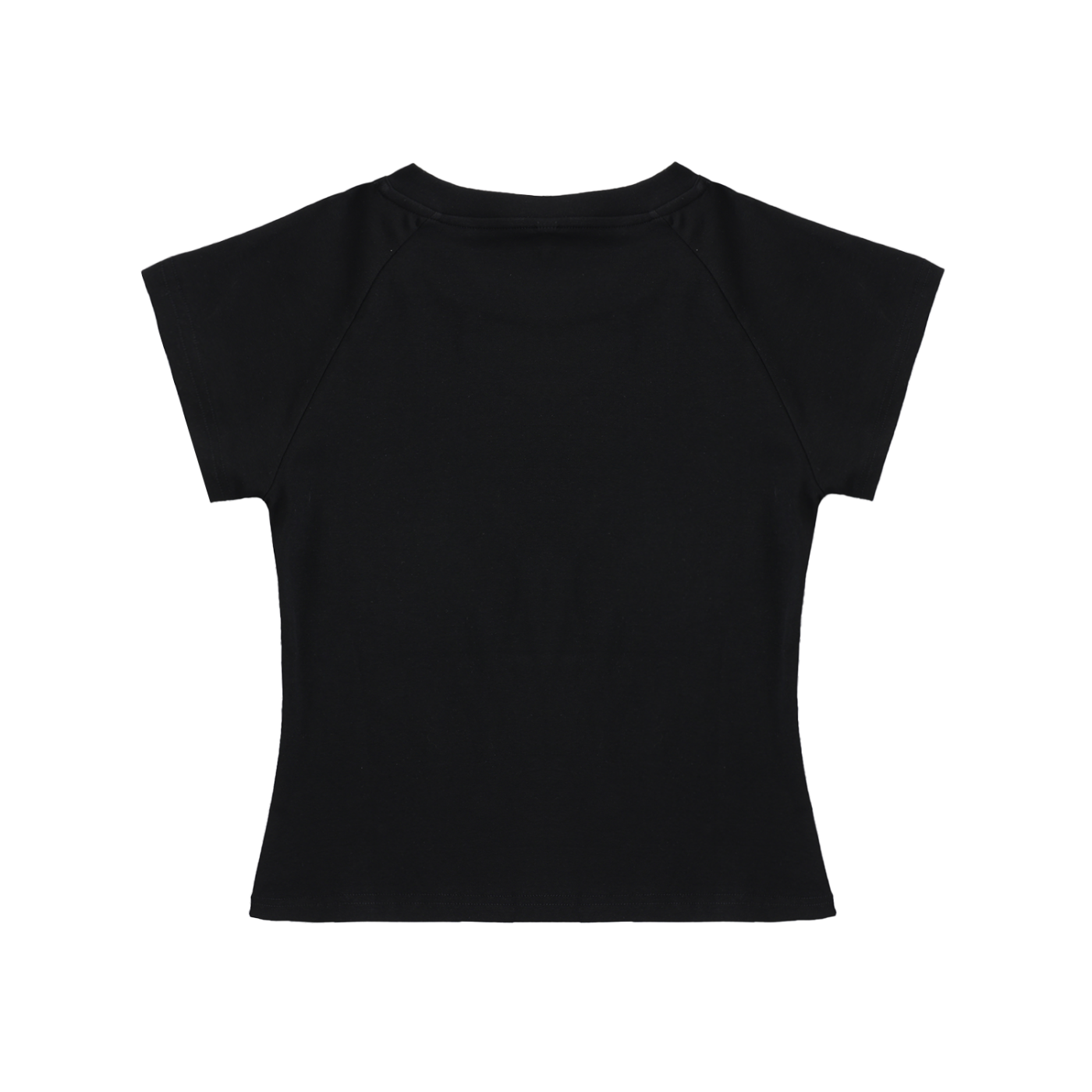 VIOR Essential Black Crop Tee