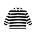 Vior Polo Club Heritage Stripe Polo – Noir/Blanco Edition