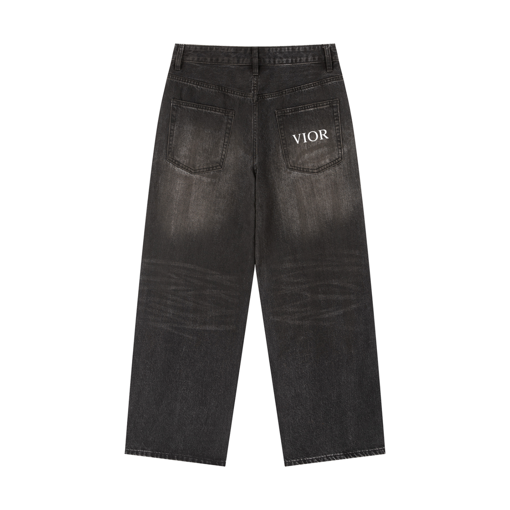 VIOR Vintage Wash Denim Jeans