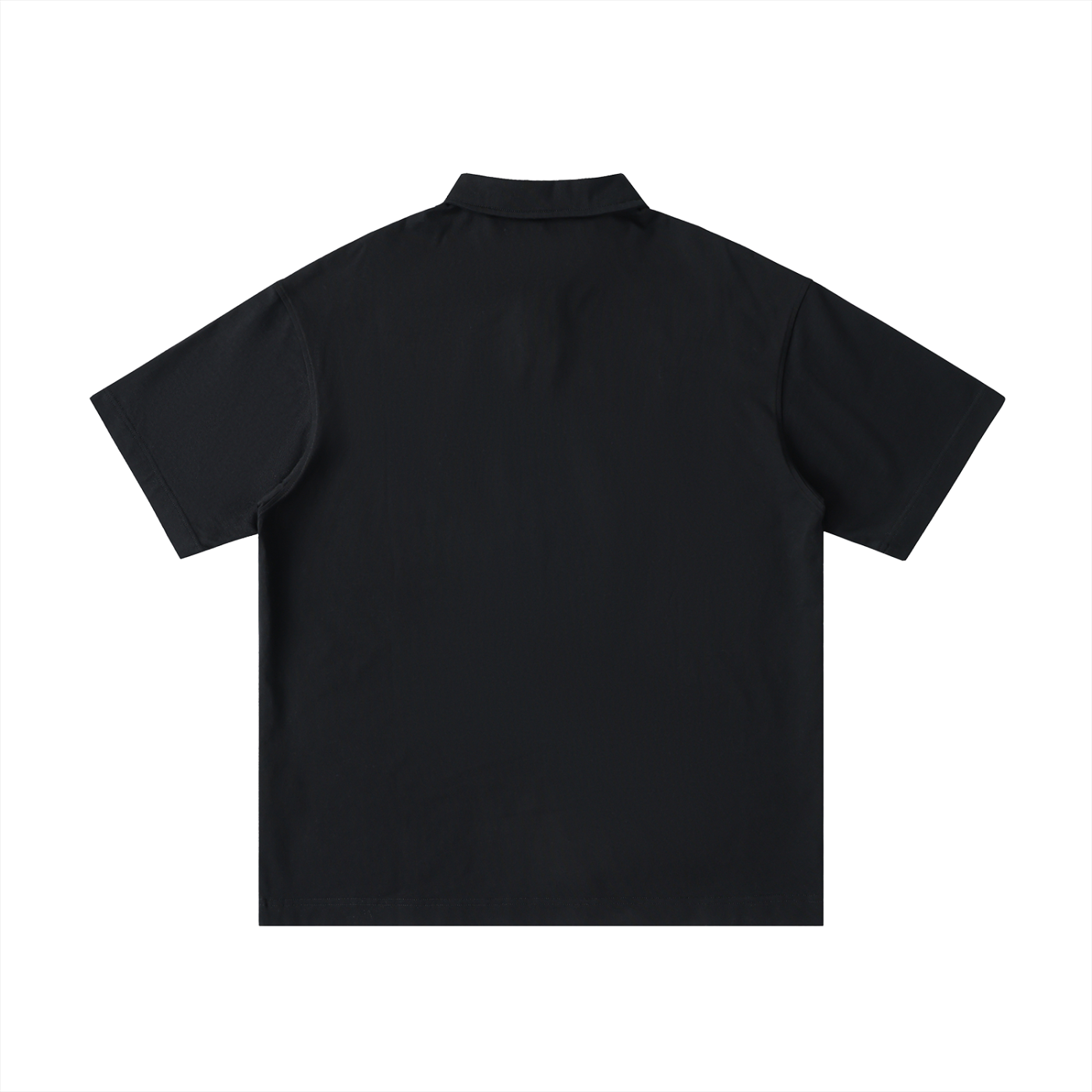 Vior Polo Club Classic Cotton Polo – Midnight Black