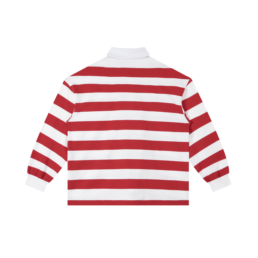 Vior Polo Club Heritage Stripe Polo – Red/White Edition