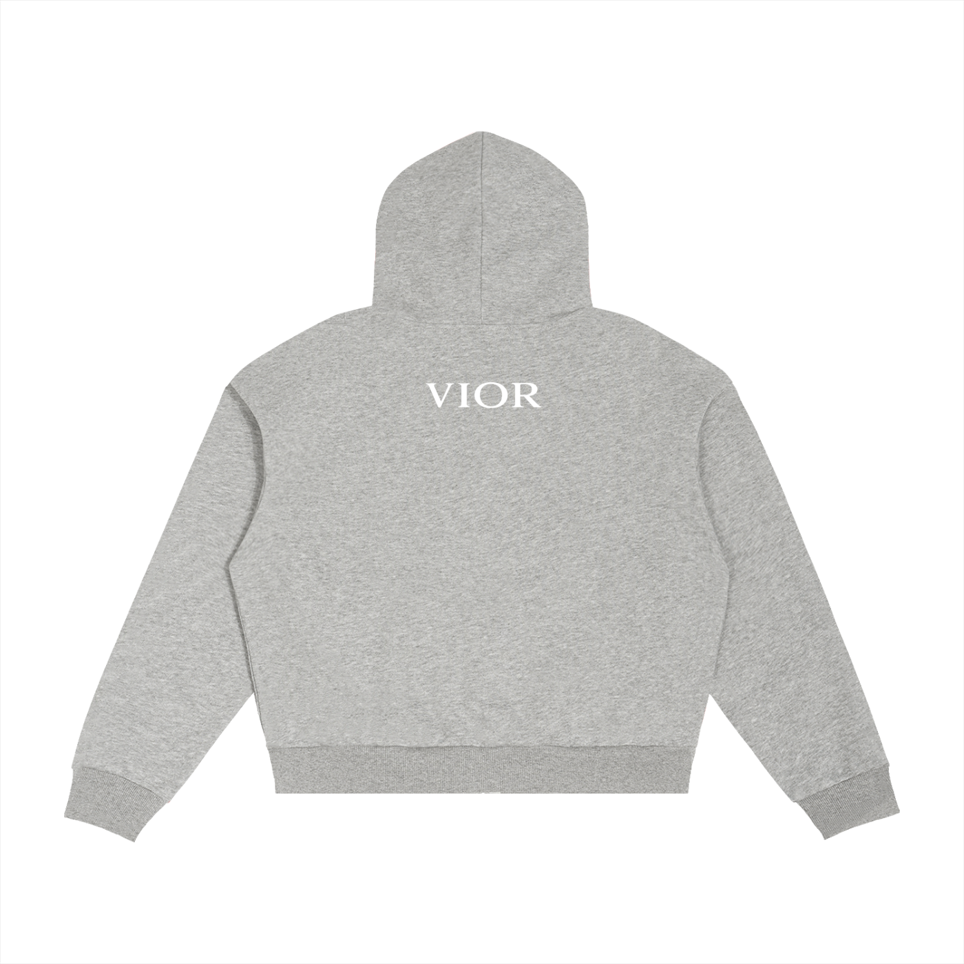 VIOR Plaid Lined Zip Hoodie
