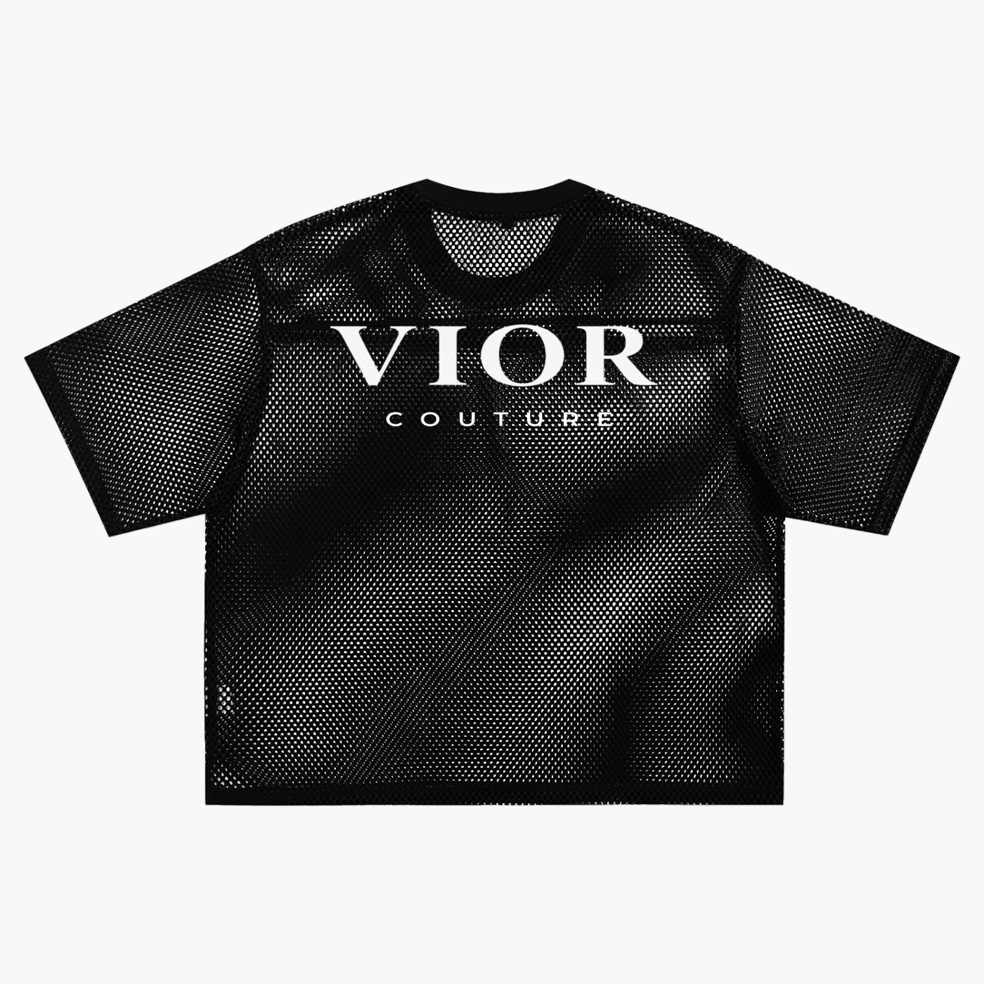 VIOR Sheer Mesh Boxy T-Shirt