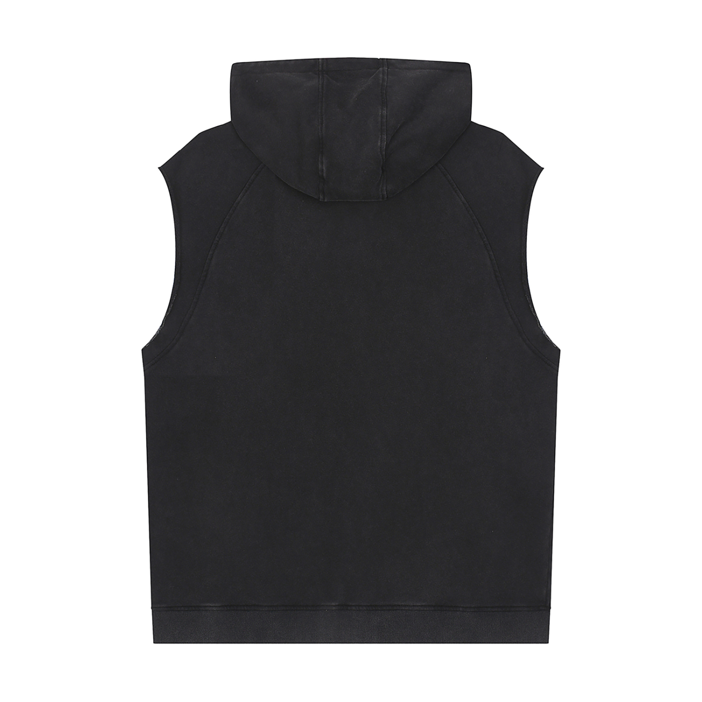 VIOR Snow Washed Sleeveless Hoodie