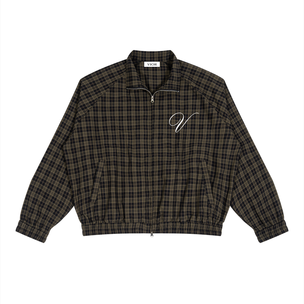Vior Kingsley Plaid Track Jacket