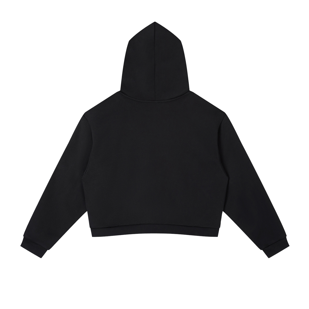 VIOR Stripe Cropped Hoodie