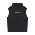 VIOR Snow Washed Sleeveless Hoodie