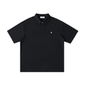 Vior Polo Club Classic Cotton Polo – Midnight Black