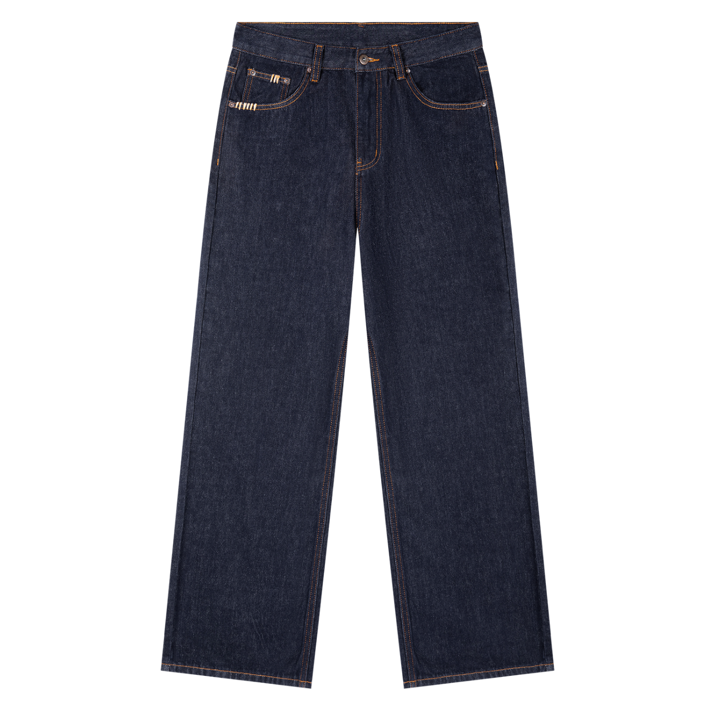 VIOR Midnight Indigo "OBSIDIAN" Straight Denim