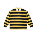 Vior Polo Club Heritage Stripe Polo – Yellow/Noir Edition