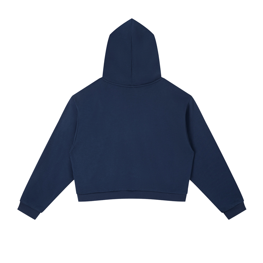 VIOR Stripe Cropped Hoodie