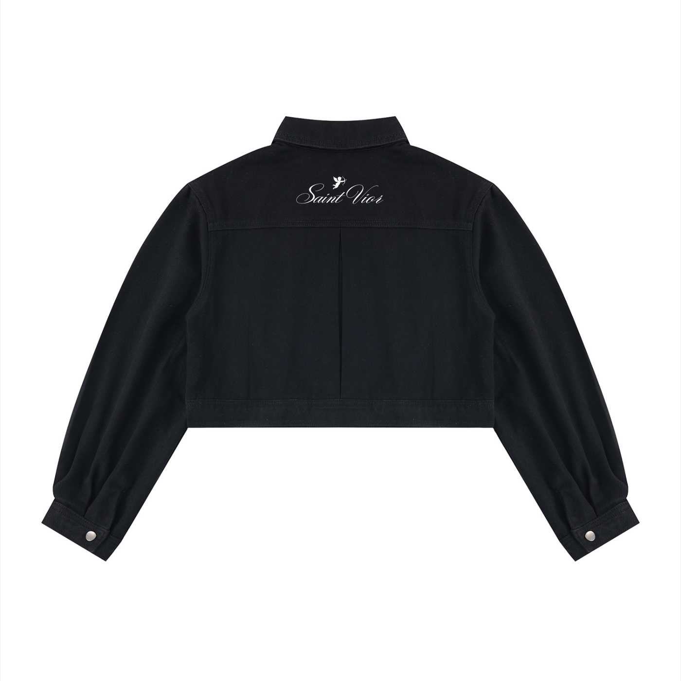 Saint Vior Signature Cropped Denim Jacket