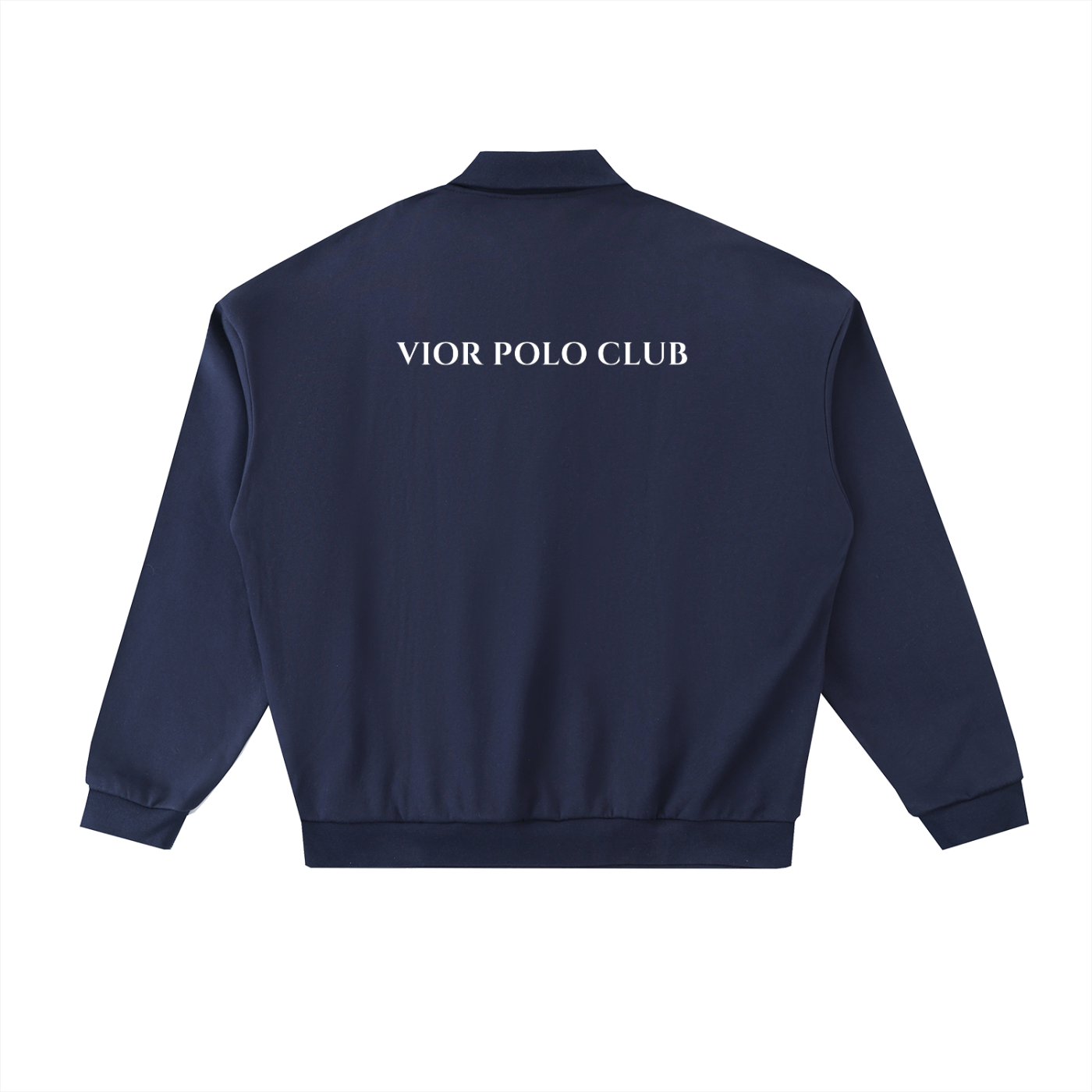 Vior Polo Club Heavyweight Fleece Polo Sweatshirt