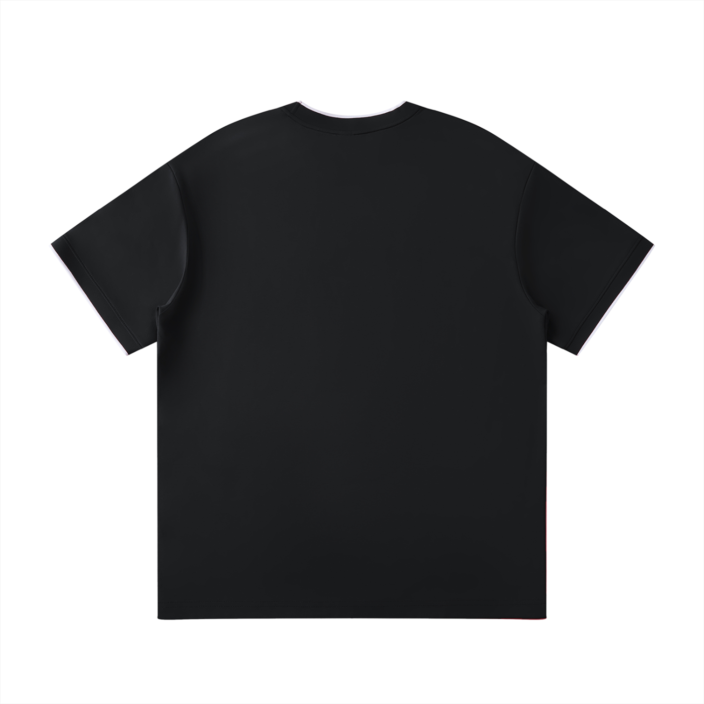 VIOR Collar Mark Tee – Black