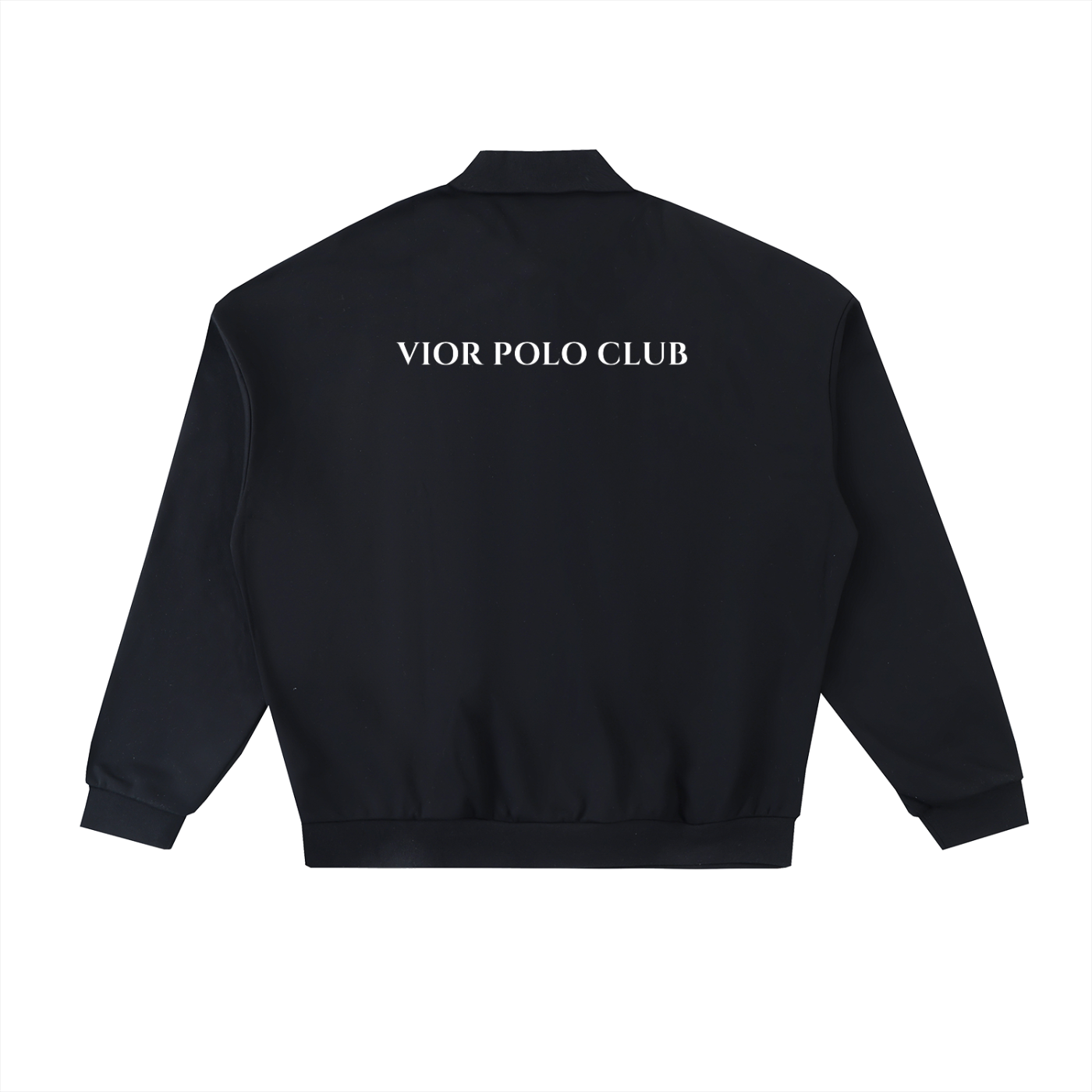 Vior Polo Club Heavyweight Fleece Polo Sweatshirt