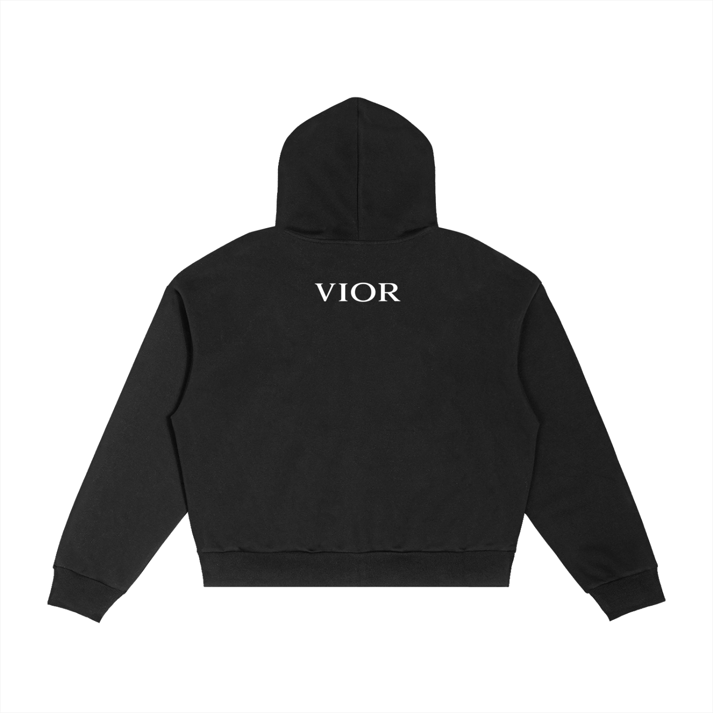 VIOR Plaid Lined Zip Hoodie