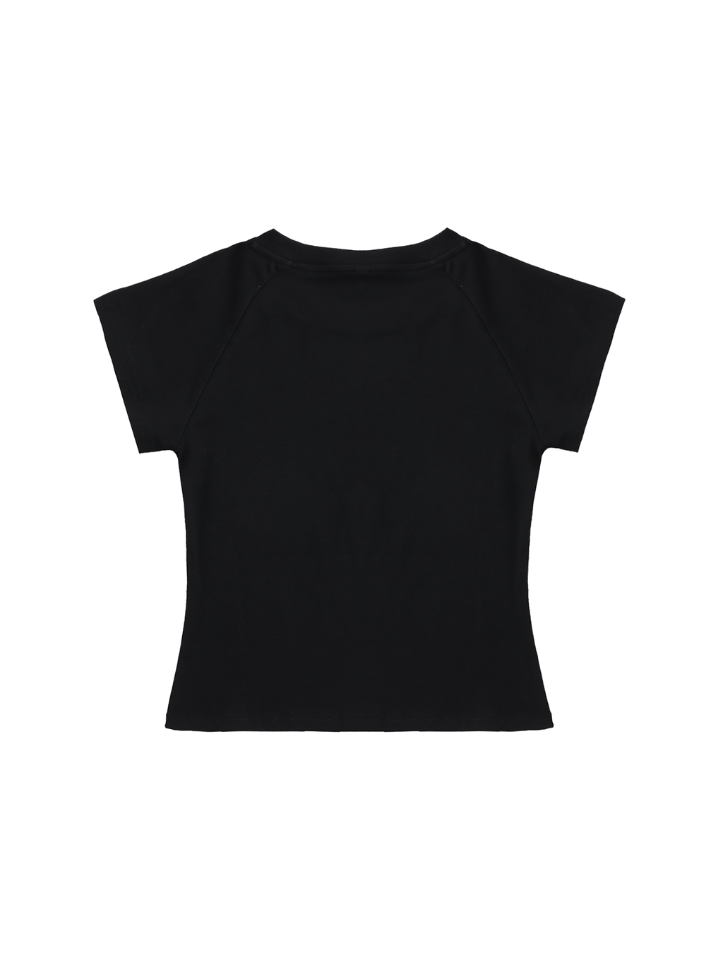 VIOR Essential Black Crop Tee