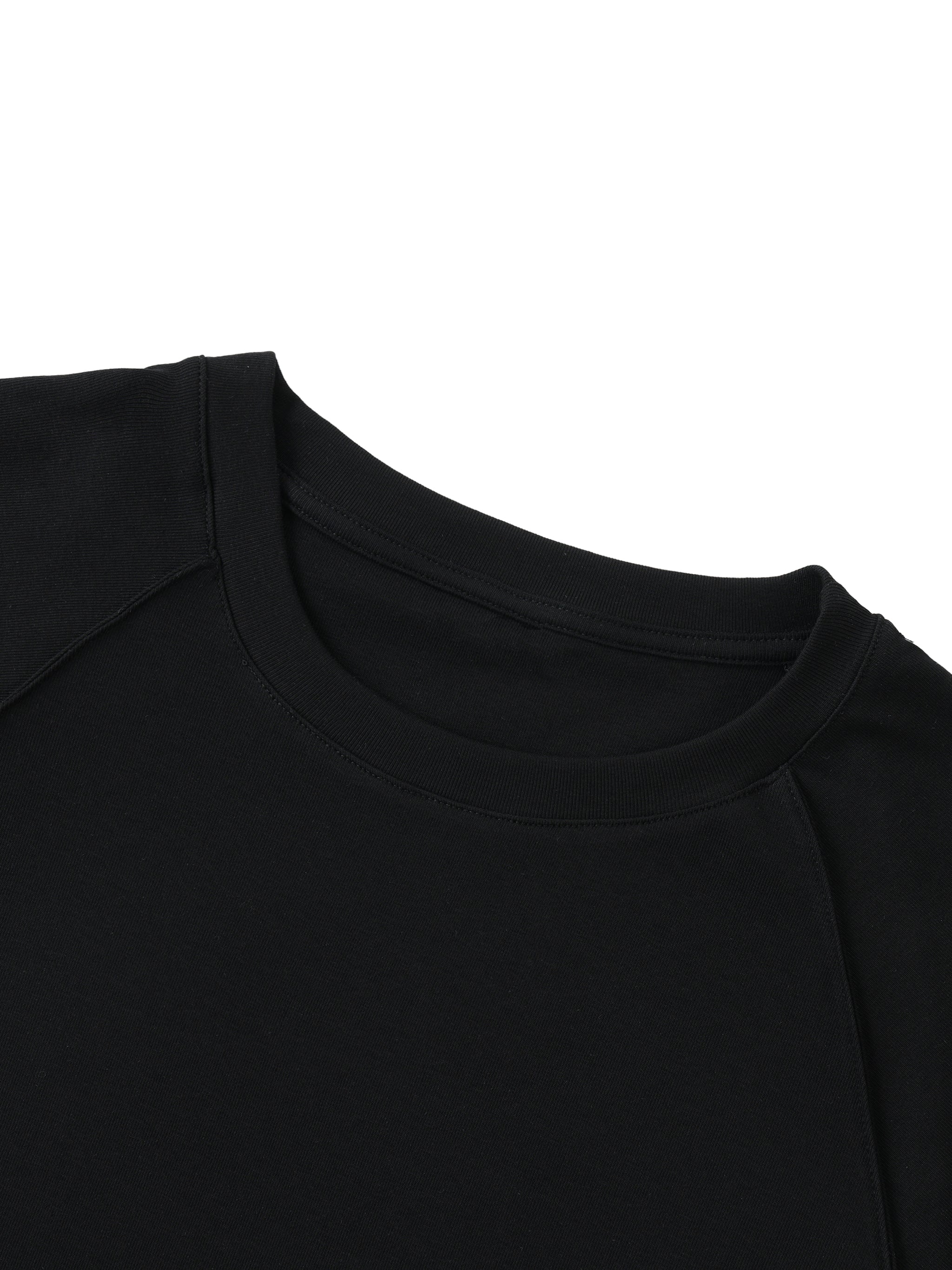 VIOR Essential Black Crop Tee