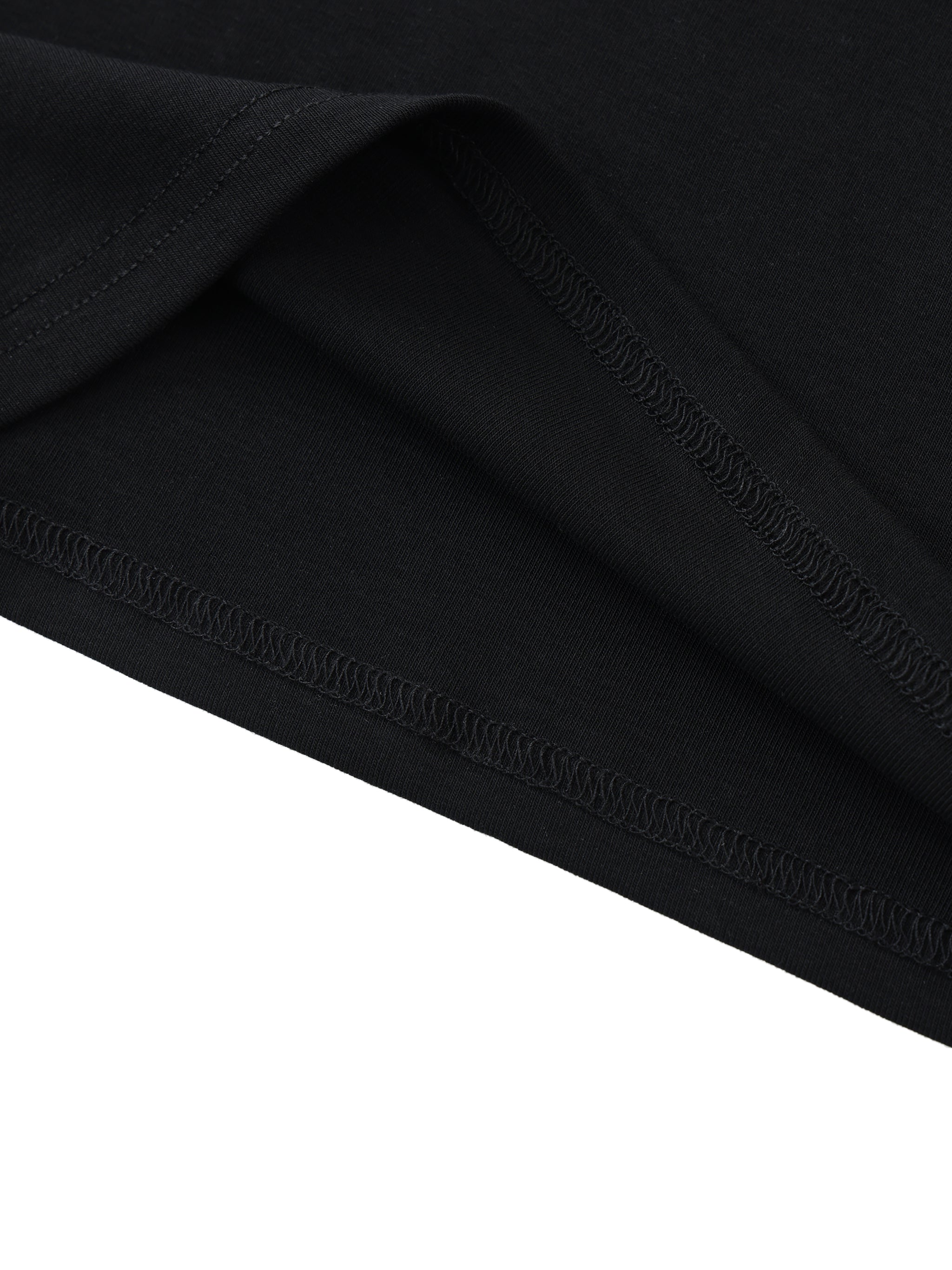 VIOR Essential Black Crop Tee