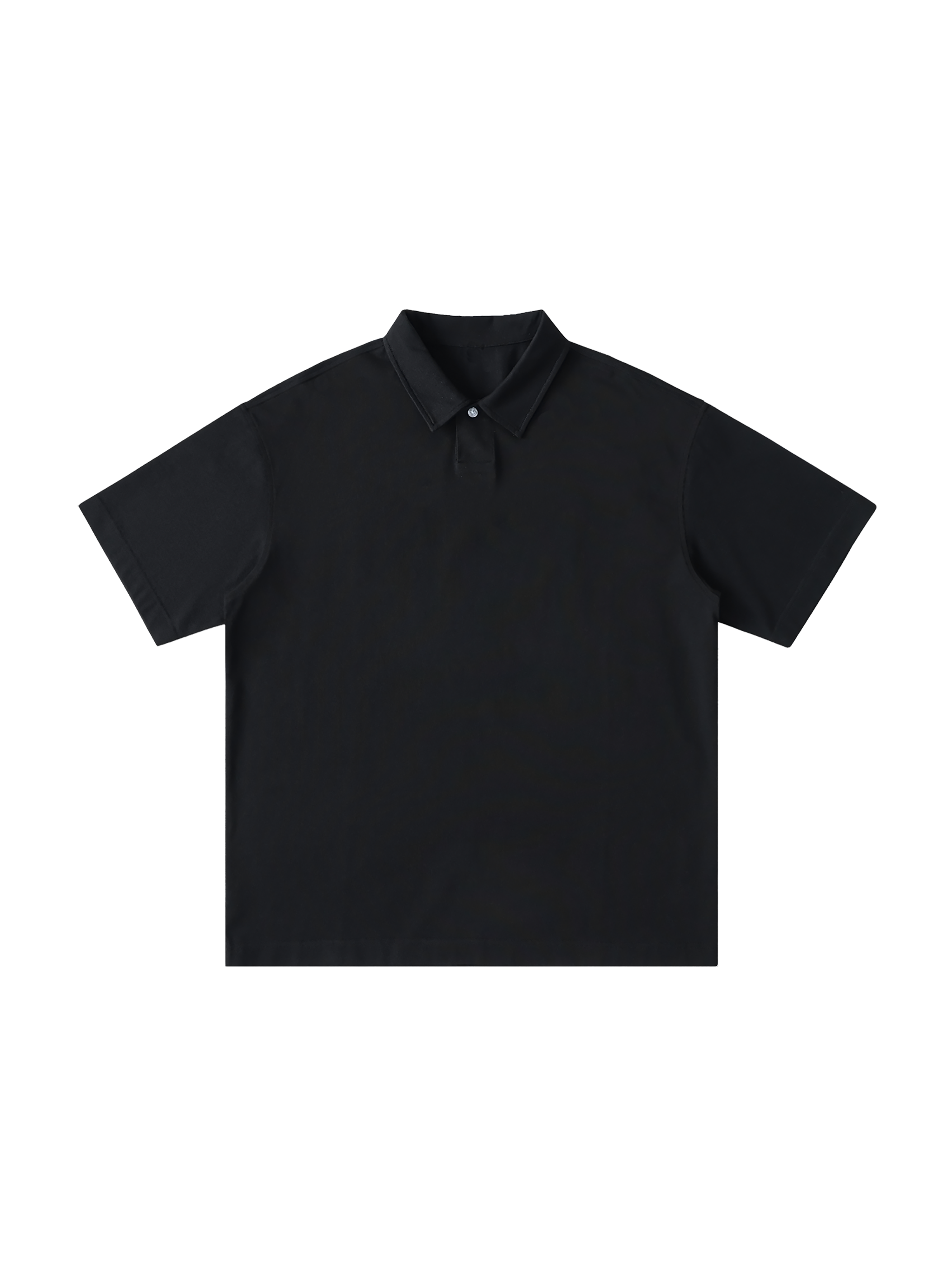 Vior Polo Club Classic Cotton Polo – Midnight Black