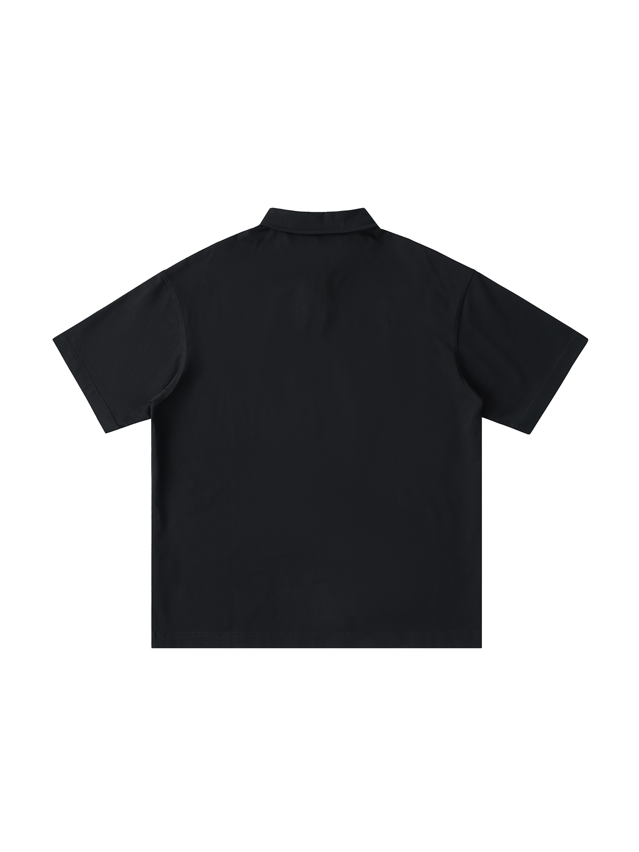 Vior Polo Club Classic Cotton Polo – Midnight Black