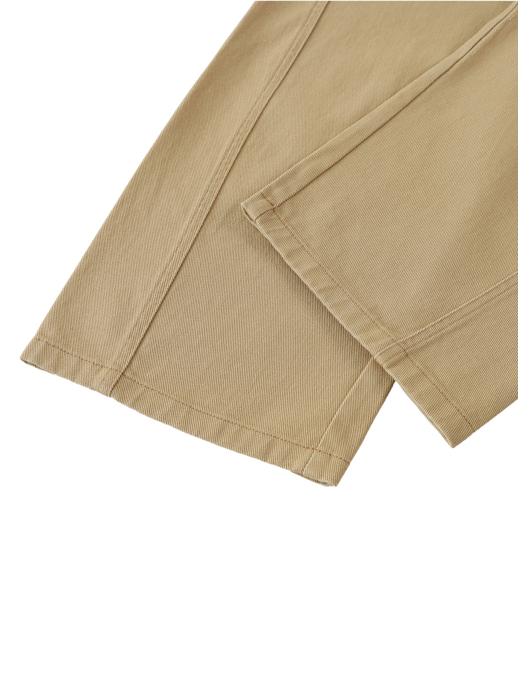 VIOR Belted Barrel-Leg Chino Pants