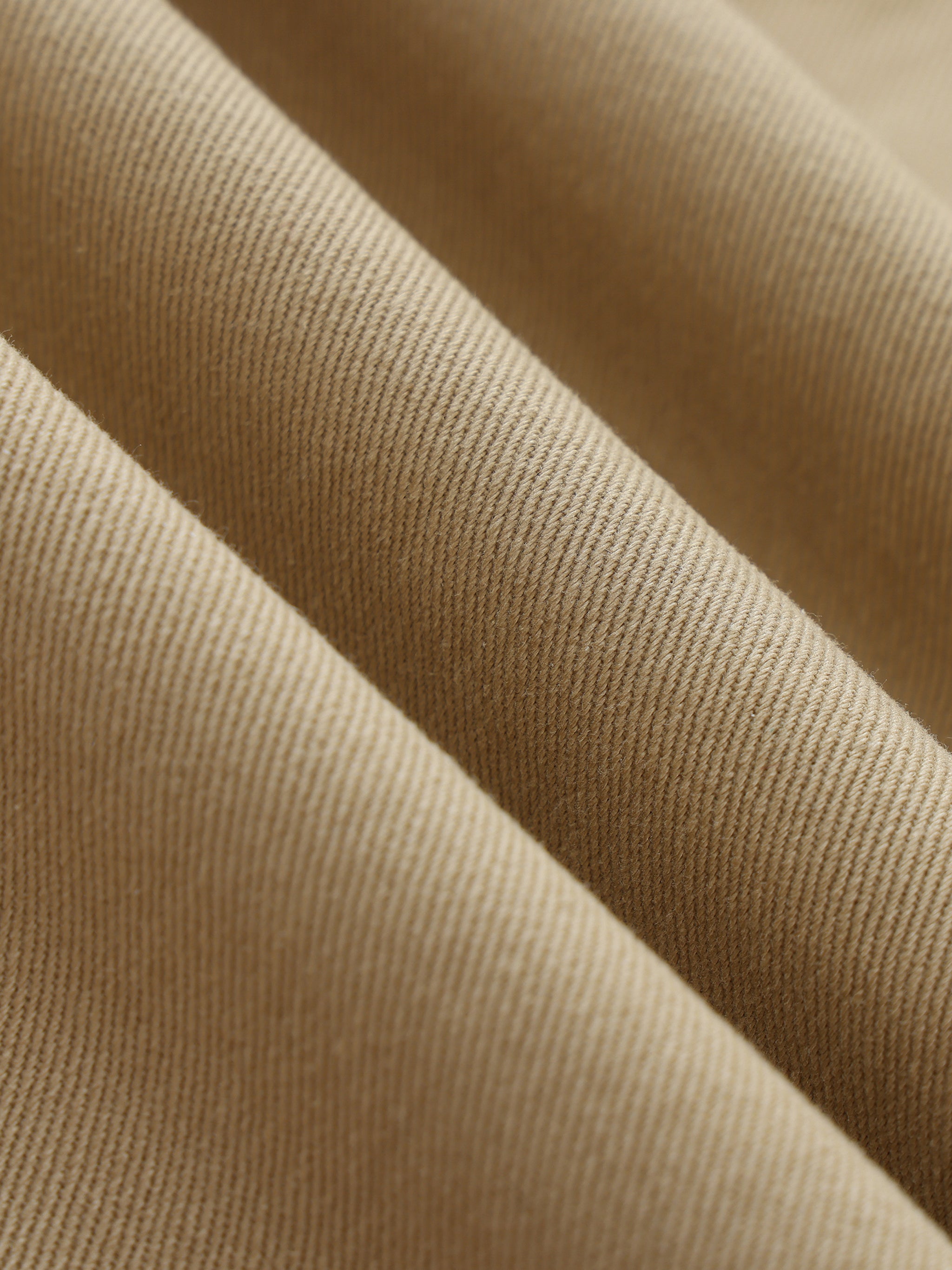 VIOR Belted Barrel-Leg Chino Pants