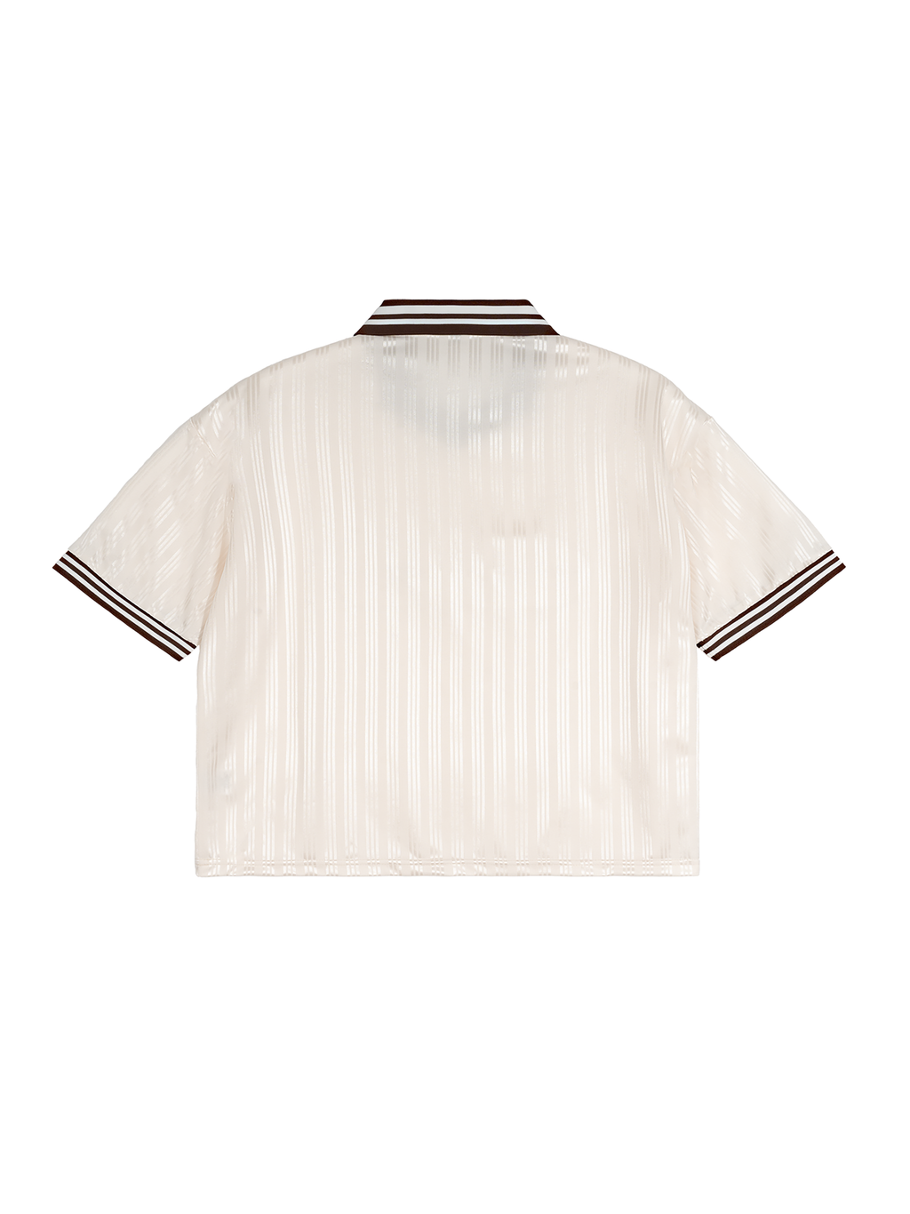 Vior Polo Club Riviera Knit Polo – Cream/Brown