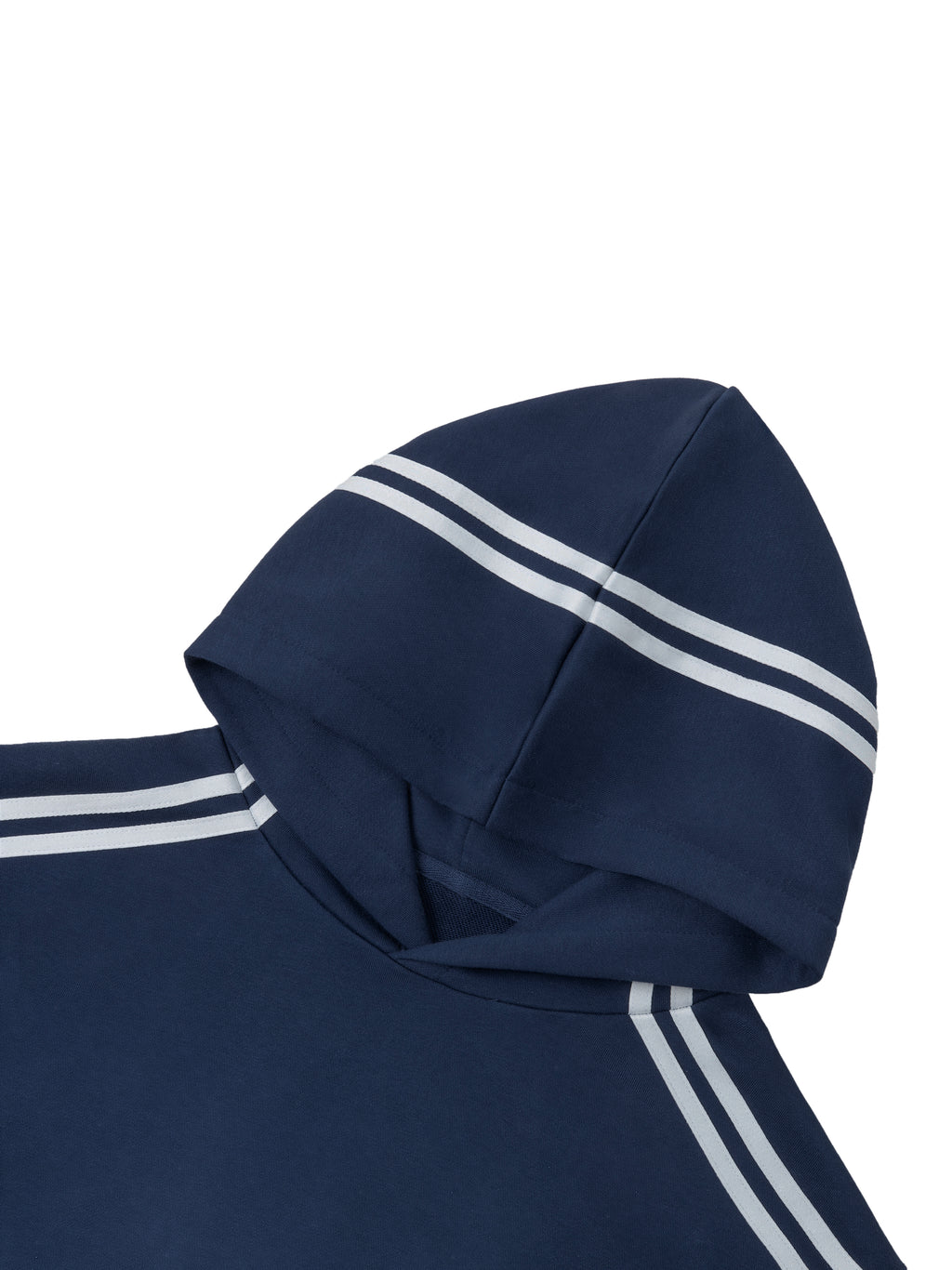 VIOR Stripe Cropped Hoodie