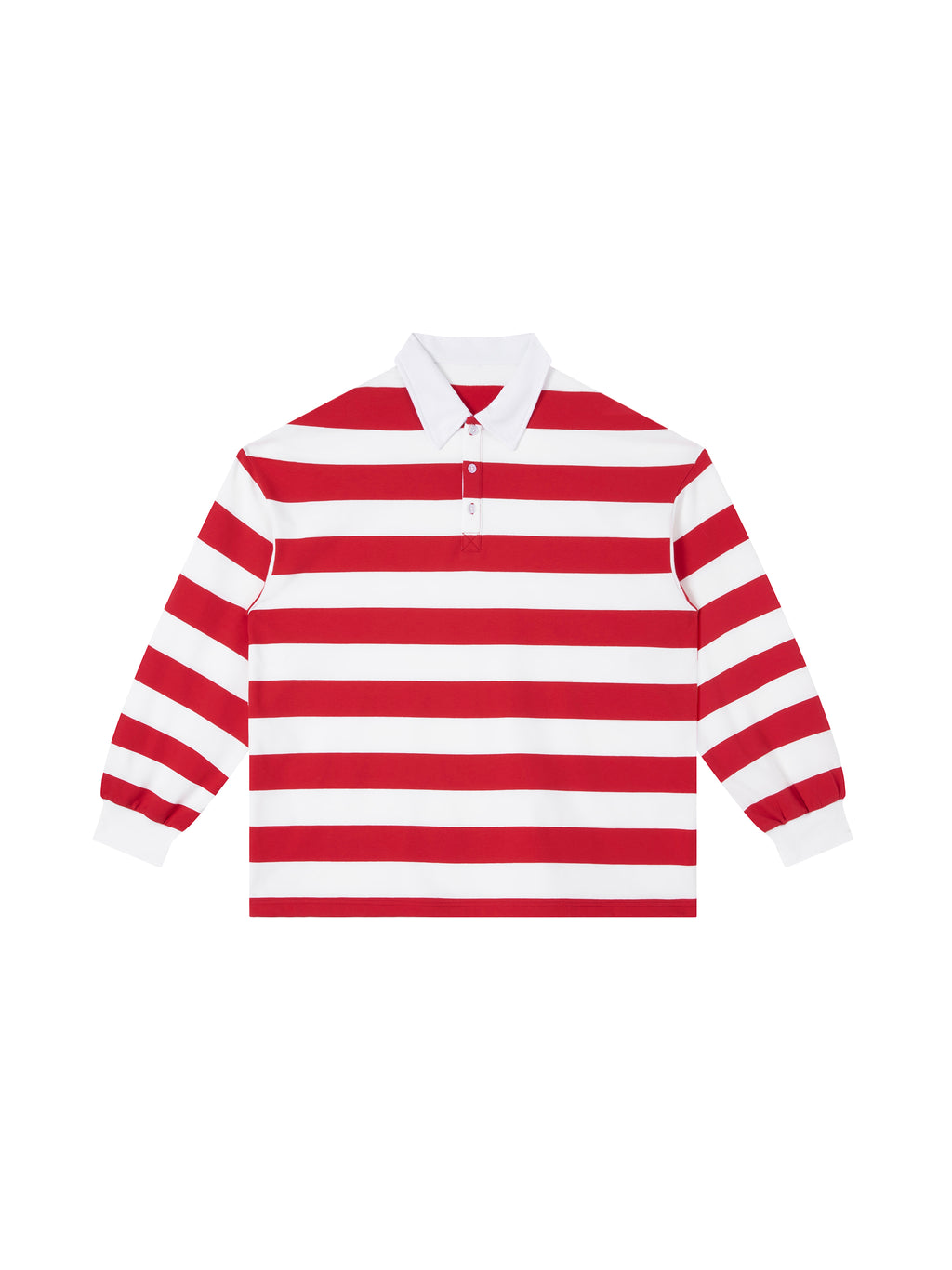 Vior Polo Club Heritage Stripe Polo – Red/White Edition