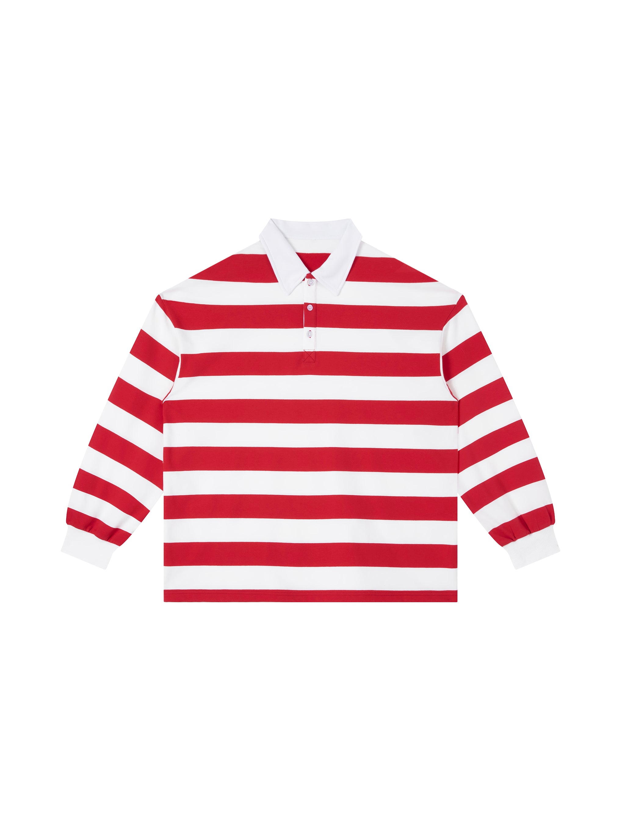 Vior Polo Club Heritage Stripe Polo – Red/White Edition