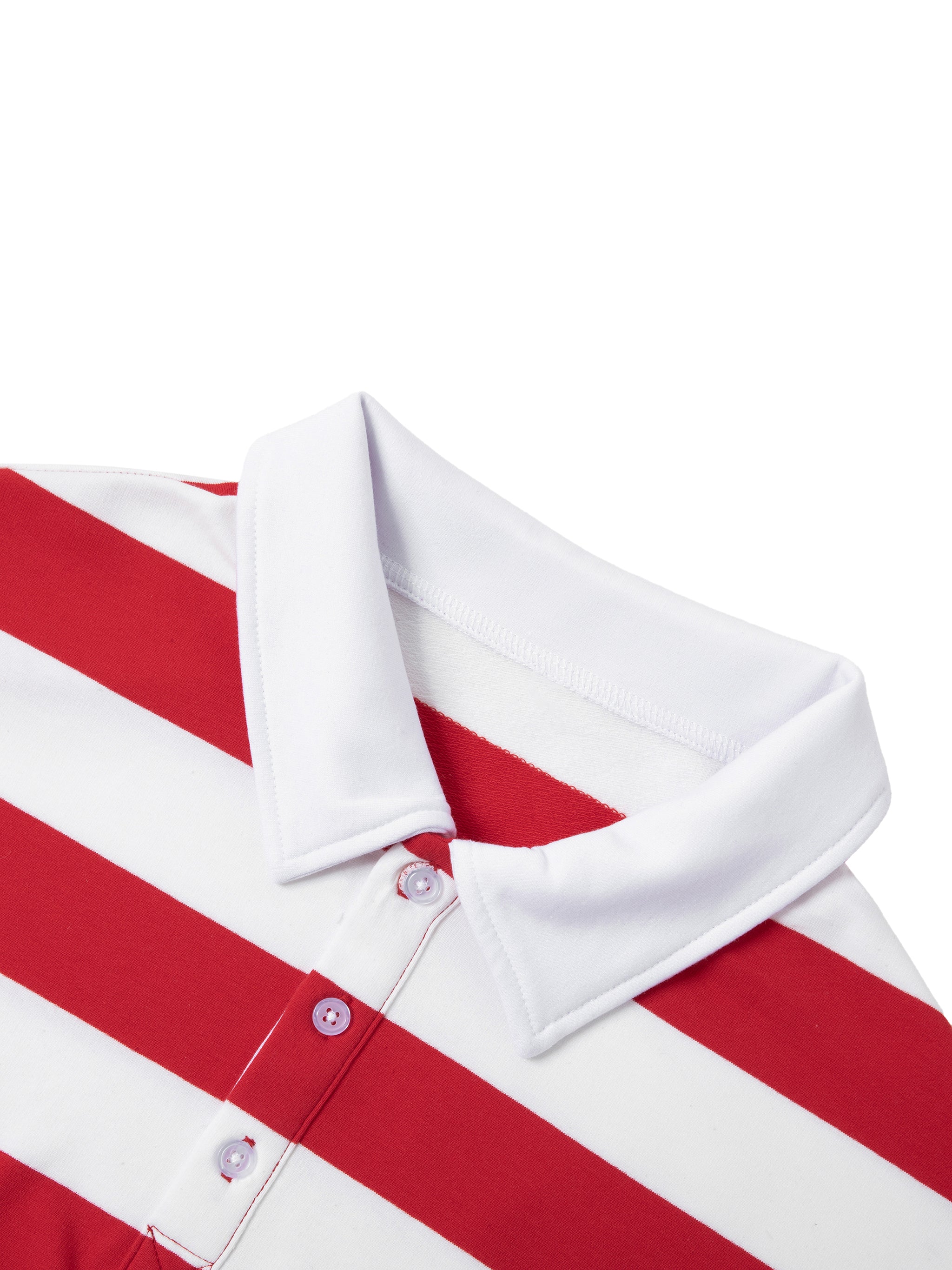 Vior Polo Club Heritage Stripe Polo – Red/White Edition