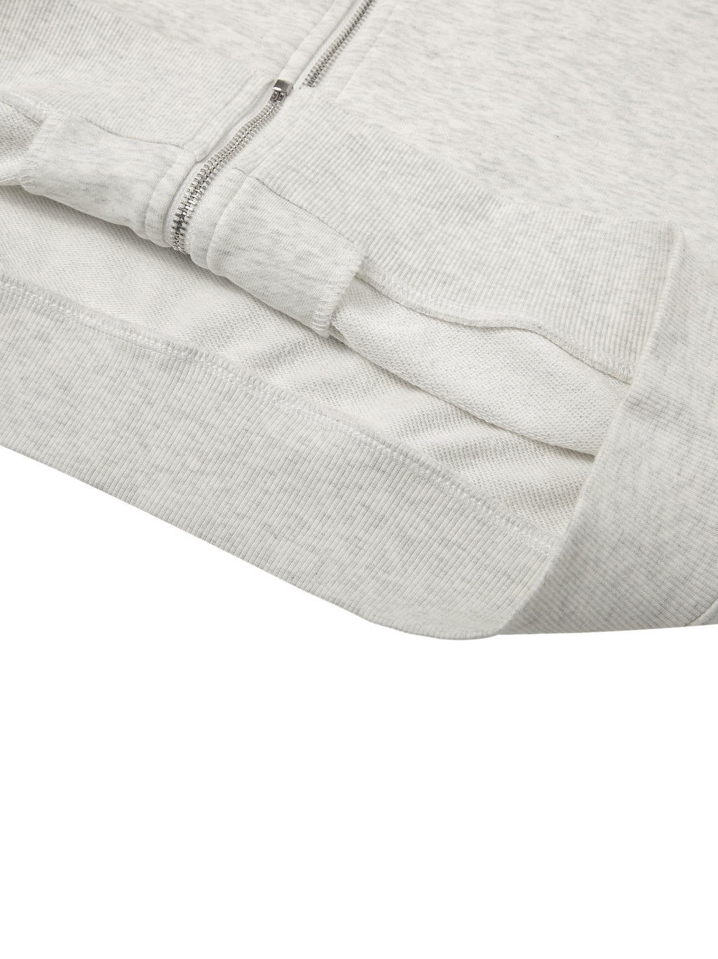 VIOR Cropped Zip Hoodie