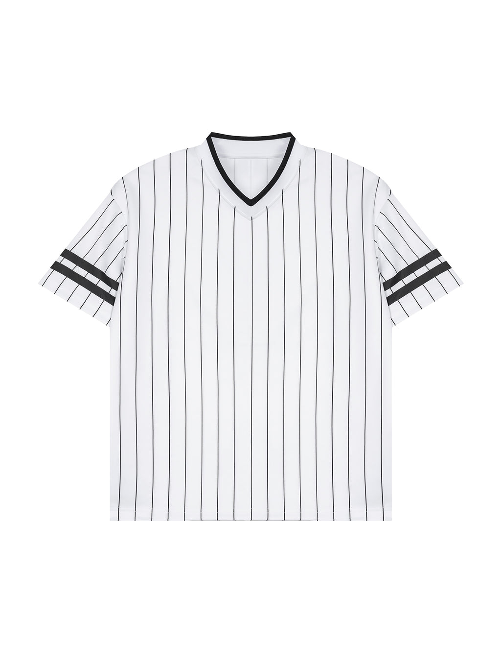 Vior Noir Pinstripe Crest Jersey