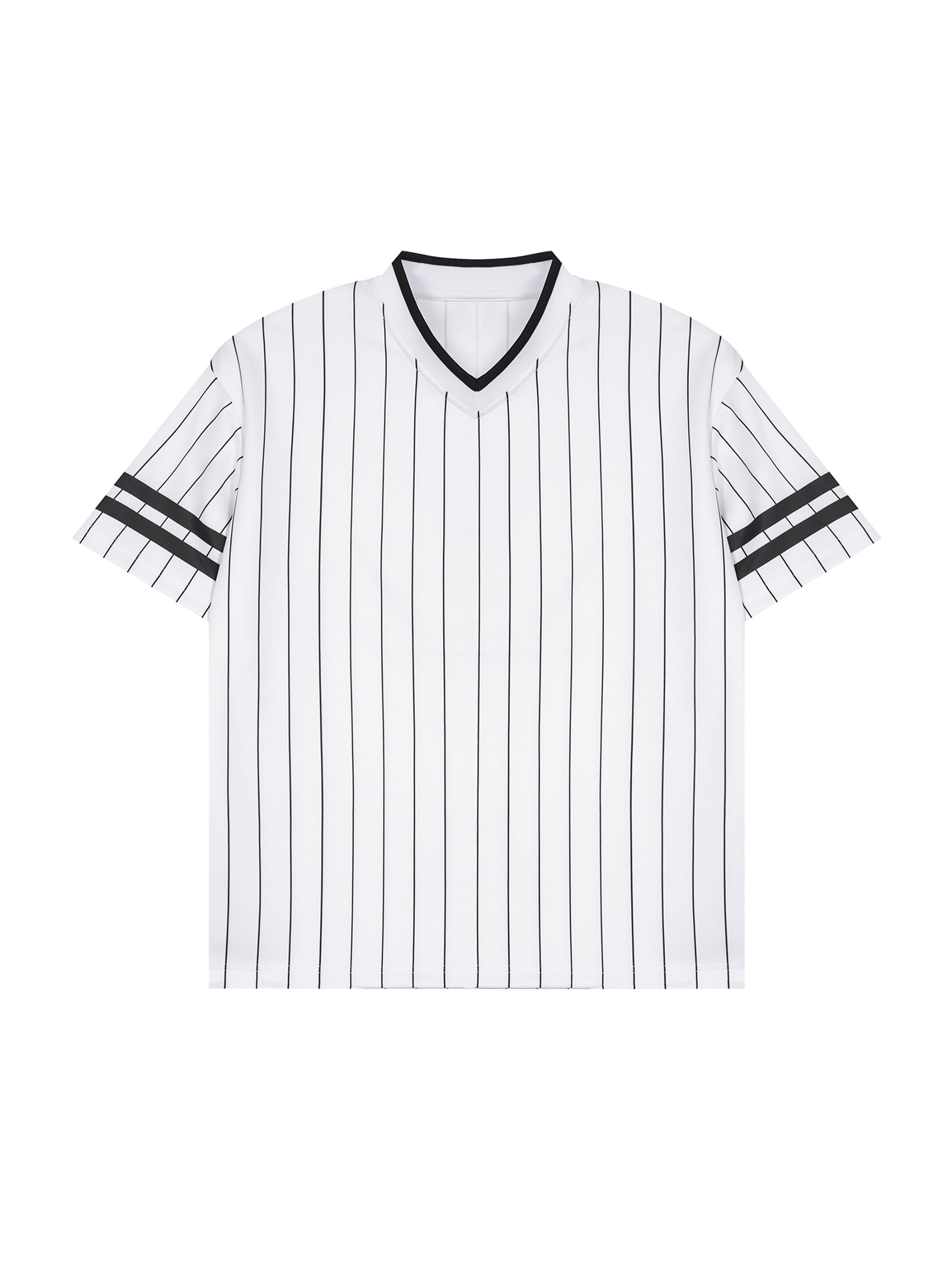 Vior Noir Pinstripe Crest Jersey