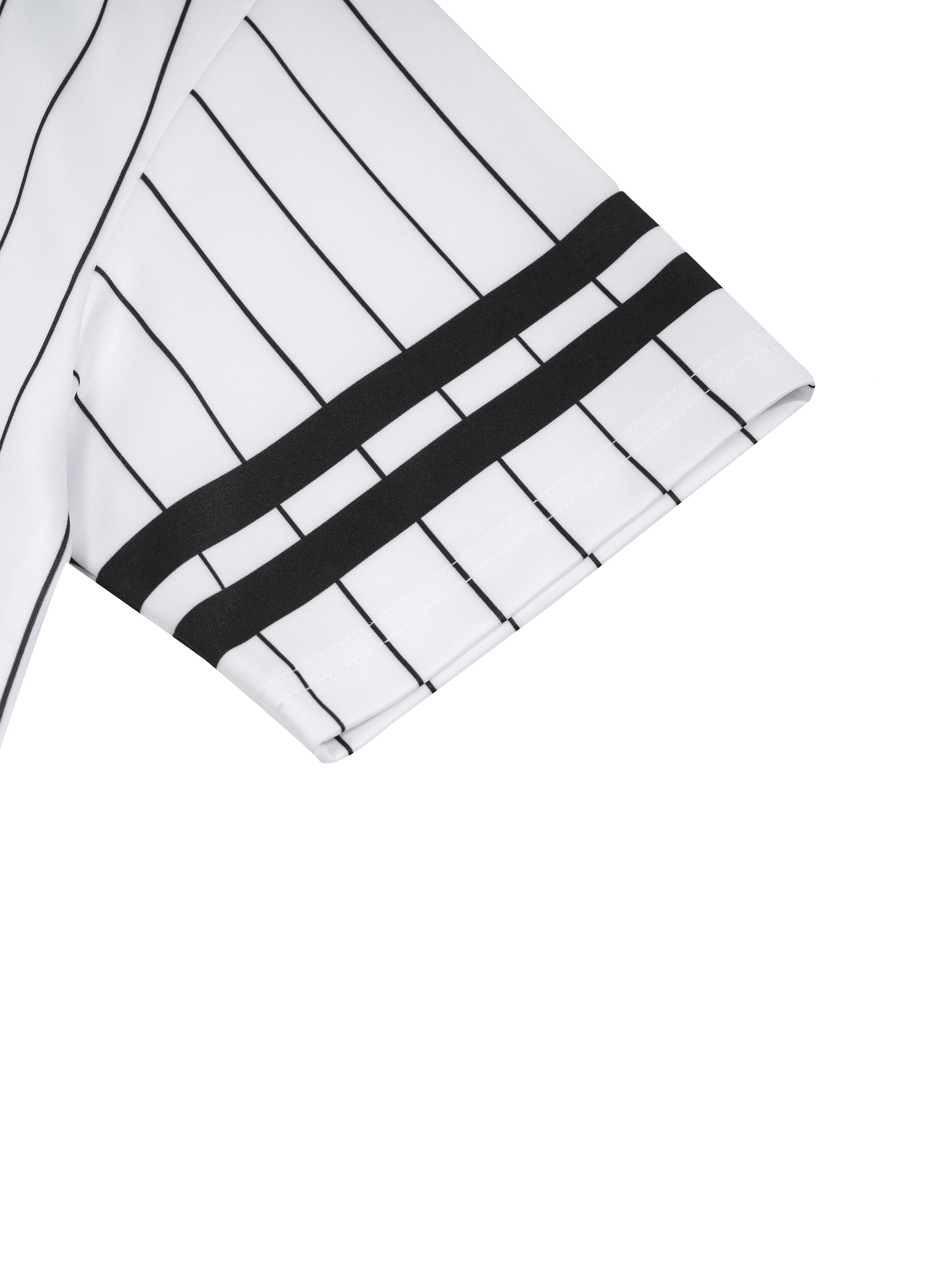 Vior Noir Pinstripe Crest Jersey