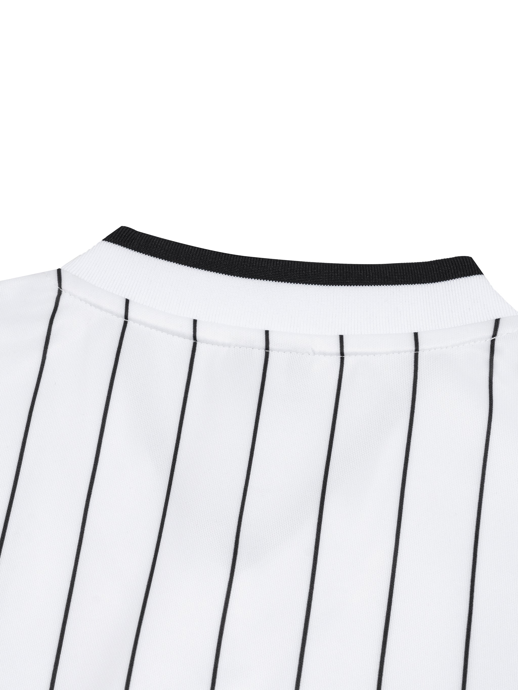 Vior Noir Pinstripe Crest Jersey