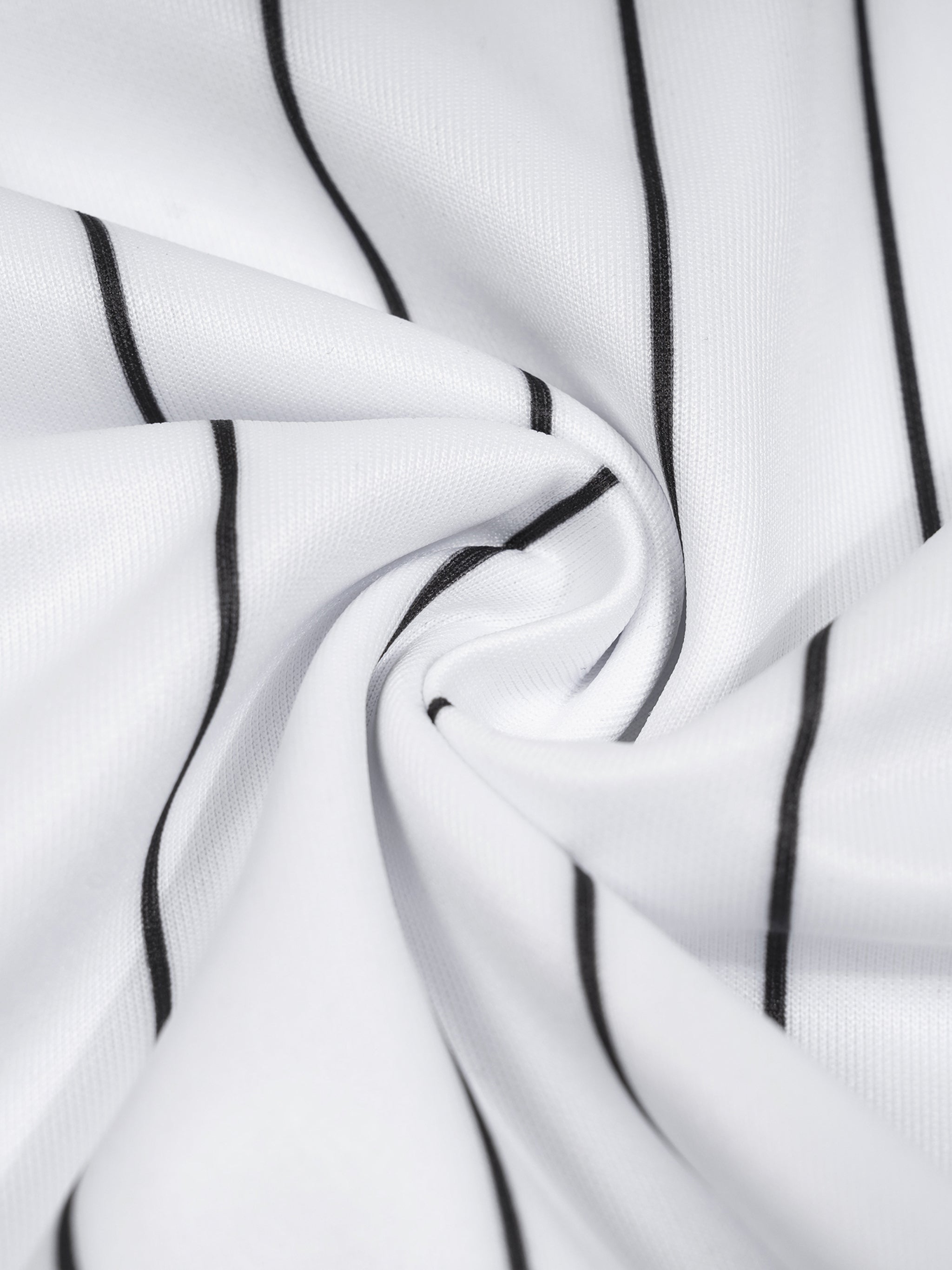 Vior Noir Pinstripe Crest Jersey